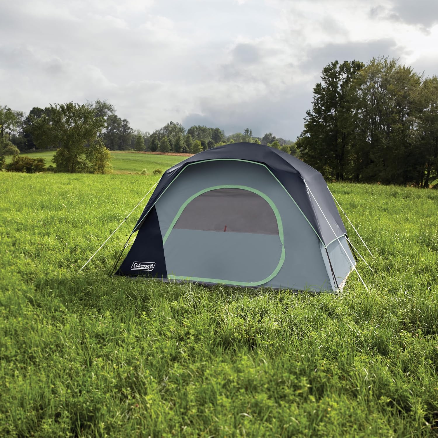 Coleman Skydome Camping Tent with 5 Minute Setup, 2/4/6/8 Person Weatherproof Tent with Rainfly & Carry Bag, 20% More Headroom Than Traditional Canopies - Image 3